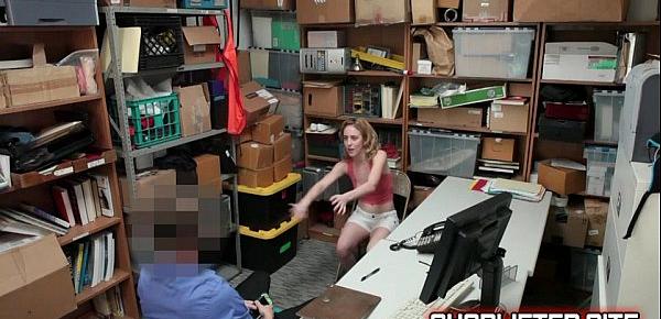  Wild Shoplifting Amateur Backroom Hidden-Camera Sex